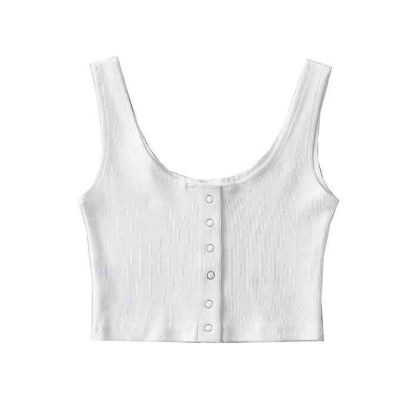 Threaded Elastic Vest Women's Top