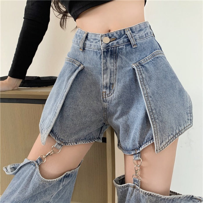 Straight Loose High Waist Slim Thin Pants Trend