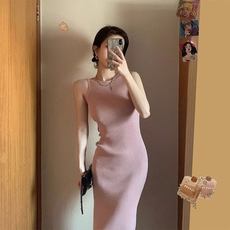 Light Luxury All-match Twisted Hollow Slim Hip Skirt