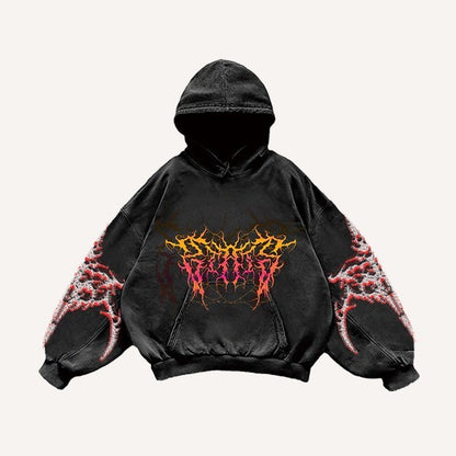 Fashion Casual Printed Polyester Sweater