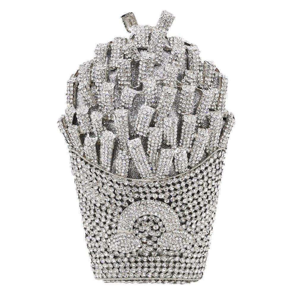 FrenchFrench fries diamond wisp empty metal bag