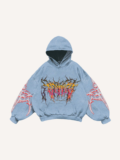 Fashion Casual Printed Polyester Sweater