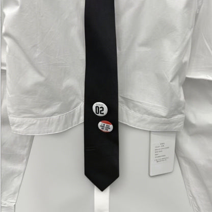 New Women's Clothing With Tie Short Shirt Fashion