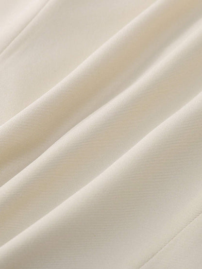 Women's Casual Minimalist Single-Breasted Cinched Waist Camisole, Summer