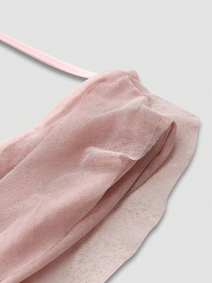 Elegant Solid-Colored Ribbon Wedding & Party Dress