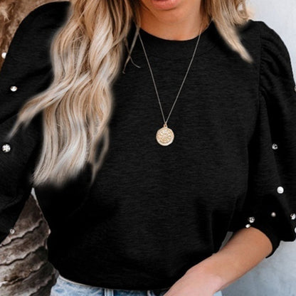 Commuter Round Neck Half Sleeve Shirt Women