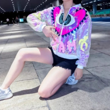 Colorful Sequined Jacket Costume