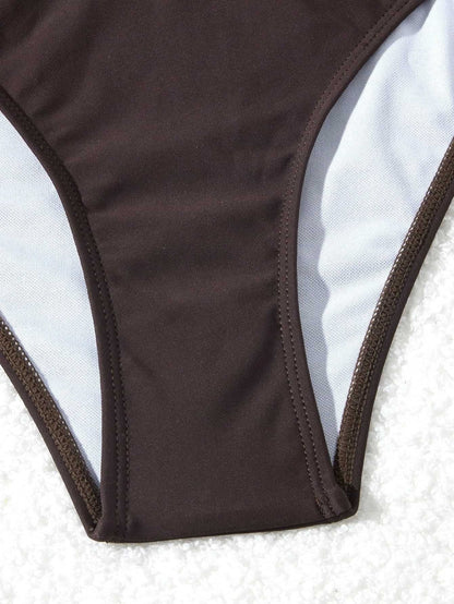 Design Sense One Piece Swimsuit Beach Hot Spring Suit Female