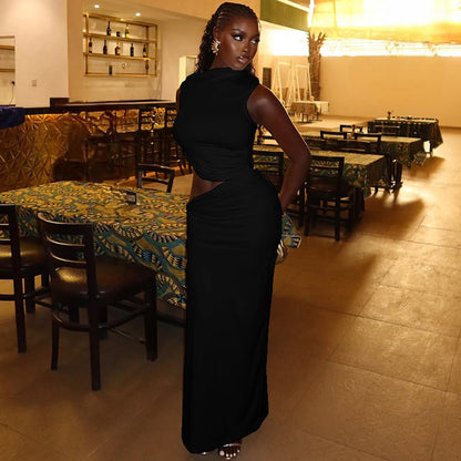 Slim Fit Fashion Casual Skirt Suit Irregular Top Hip Skirt