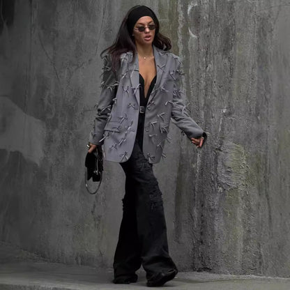 Women's Loose-fit Suit Jacket