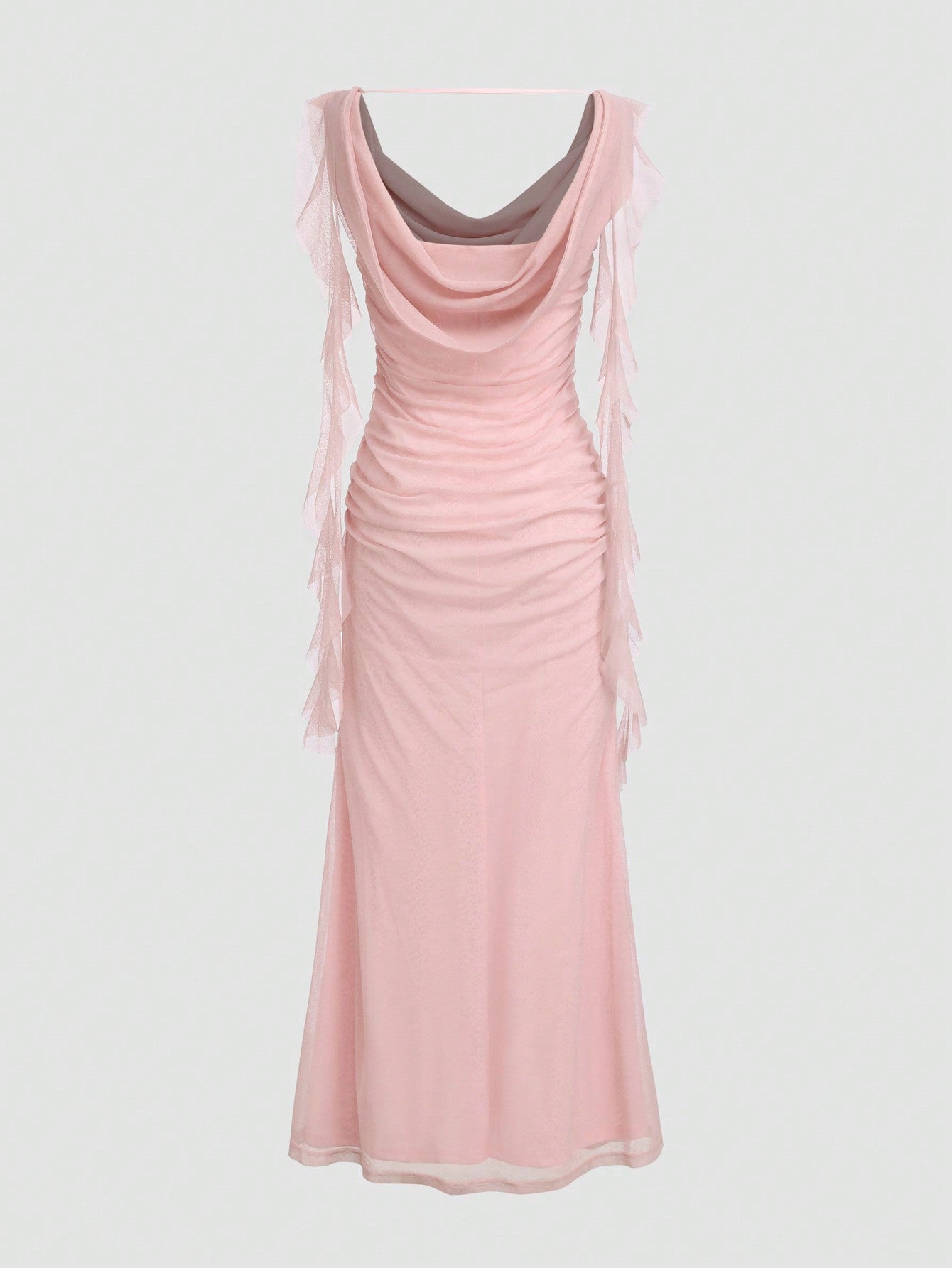 Elegant Solid-Colored Ribbon Wedding & Party Dress