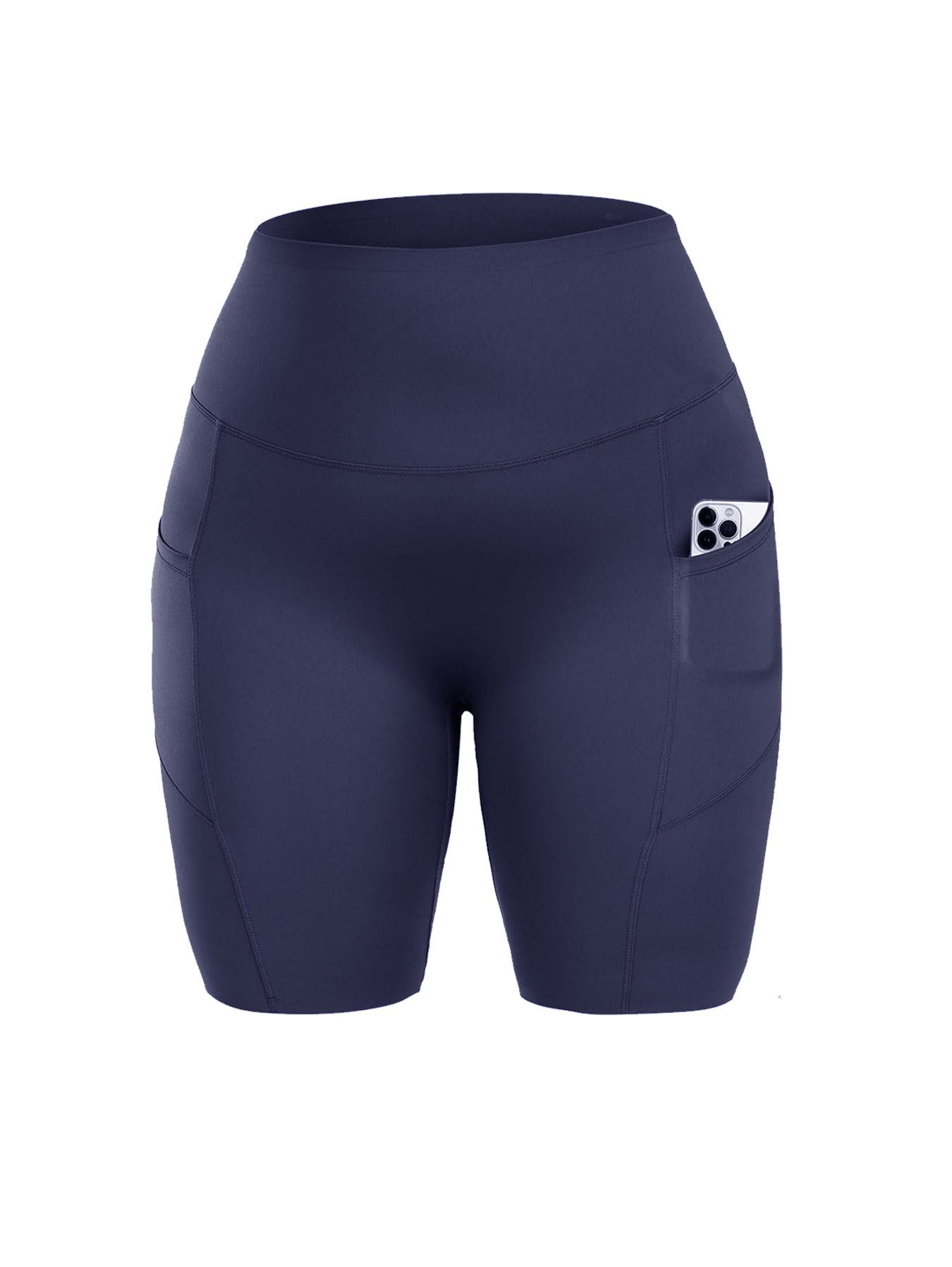 Set Of 3 - Yoga Pants - Three Points High Waist To Tuck The Abdomen