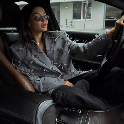 Women's Loose-fit Suit Jacket