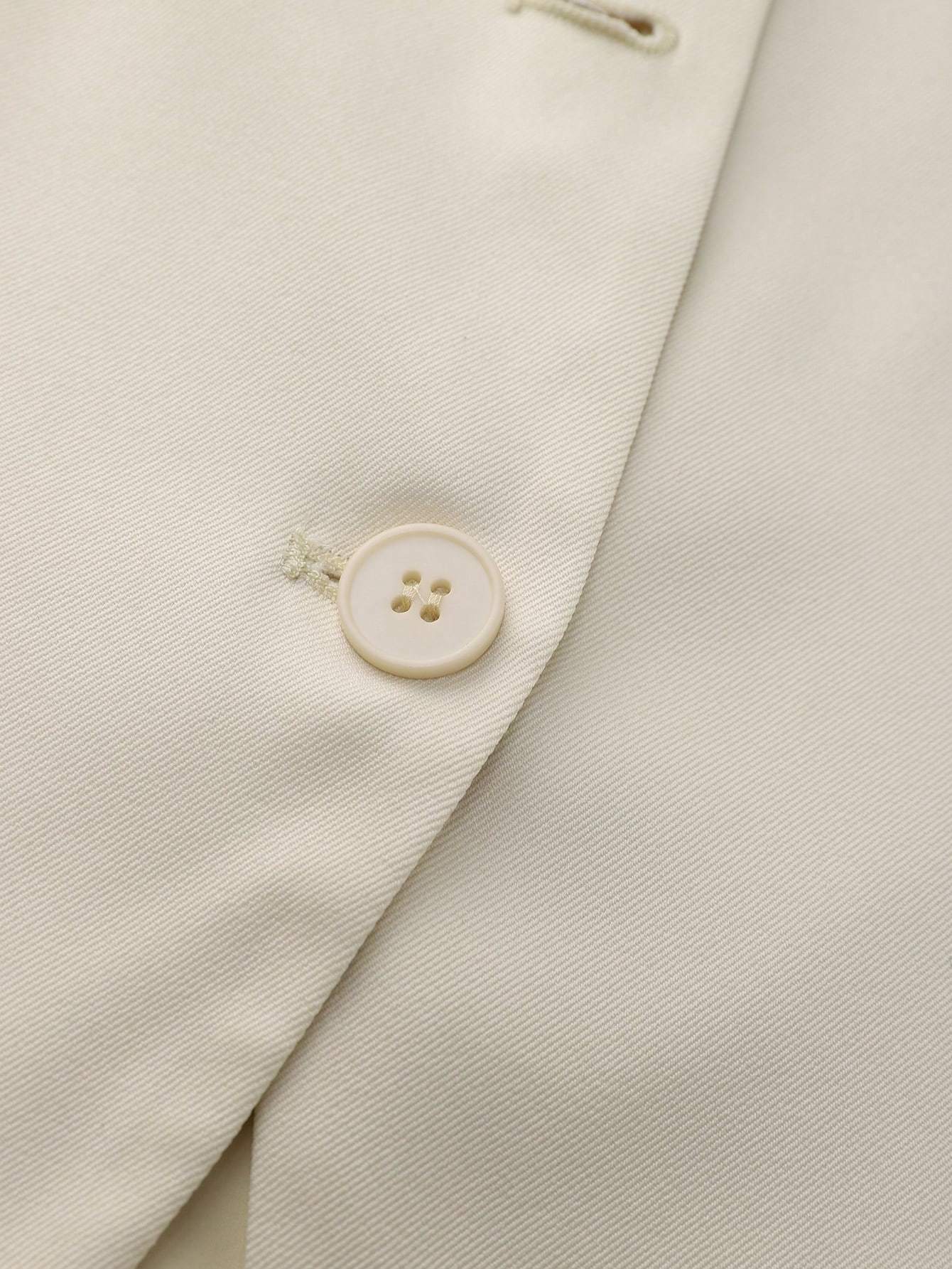 Women's Casual Minimalist Single-Breasted Cinched Waist Camisole, Summer