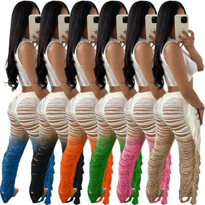 Women's Clothing Casual Vest Trousers Suit