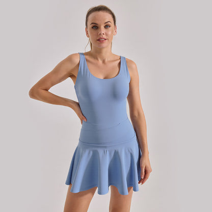 High-stretch Dresses, New Summer Nude Anti-walking Sports Dresses