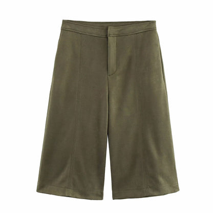 Women's European And American Style French Suede Texture Effect Coat