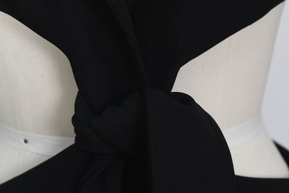 Women's High Street Style Hollowed Out Midriff Outfit Lace-up Small Suit Jacket