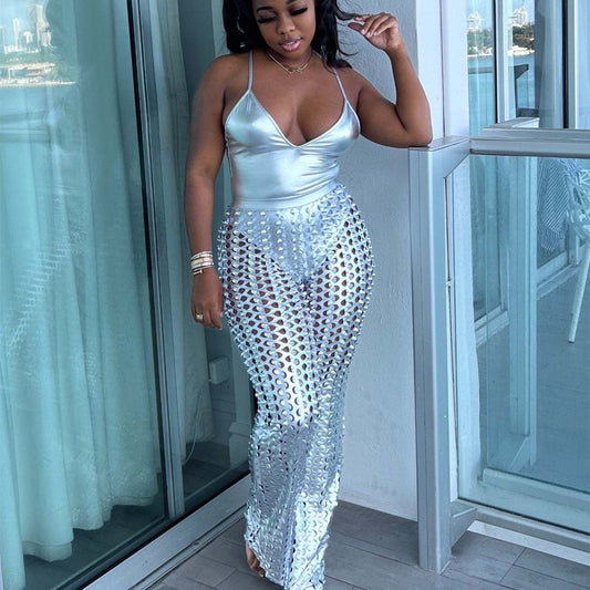 Fashion Bronzing Suit Wish Hot Sale Jumpsuit