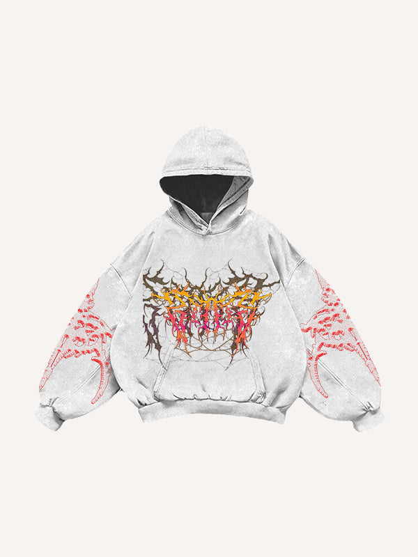 Fashion Casual Printed Polyester Sweater