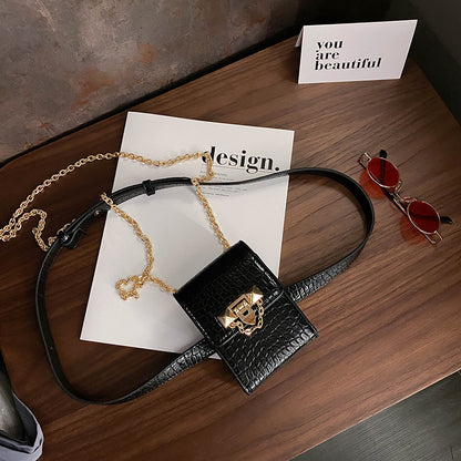 New Korean Style Stone Pattern Niche Design Messenger Bag