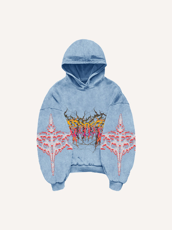 Fashion Casual Printed Polyester Sweater