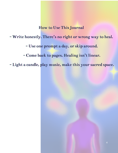 My Healing Journal – Digital & Printable