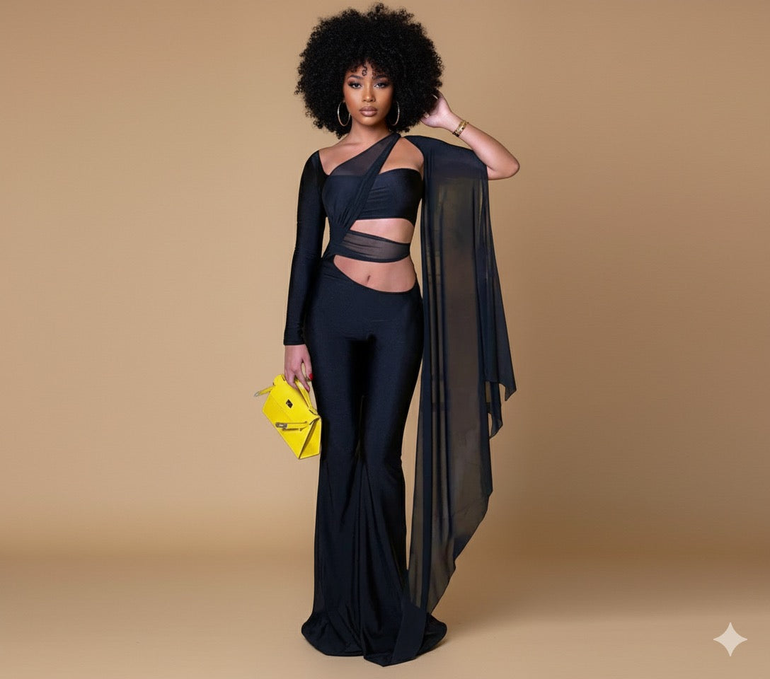 Women's Solid Color Sexy Cutout Irregular Design Slim Fit Bodysuit