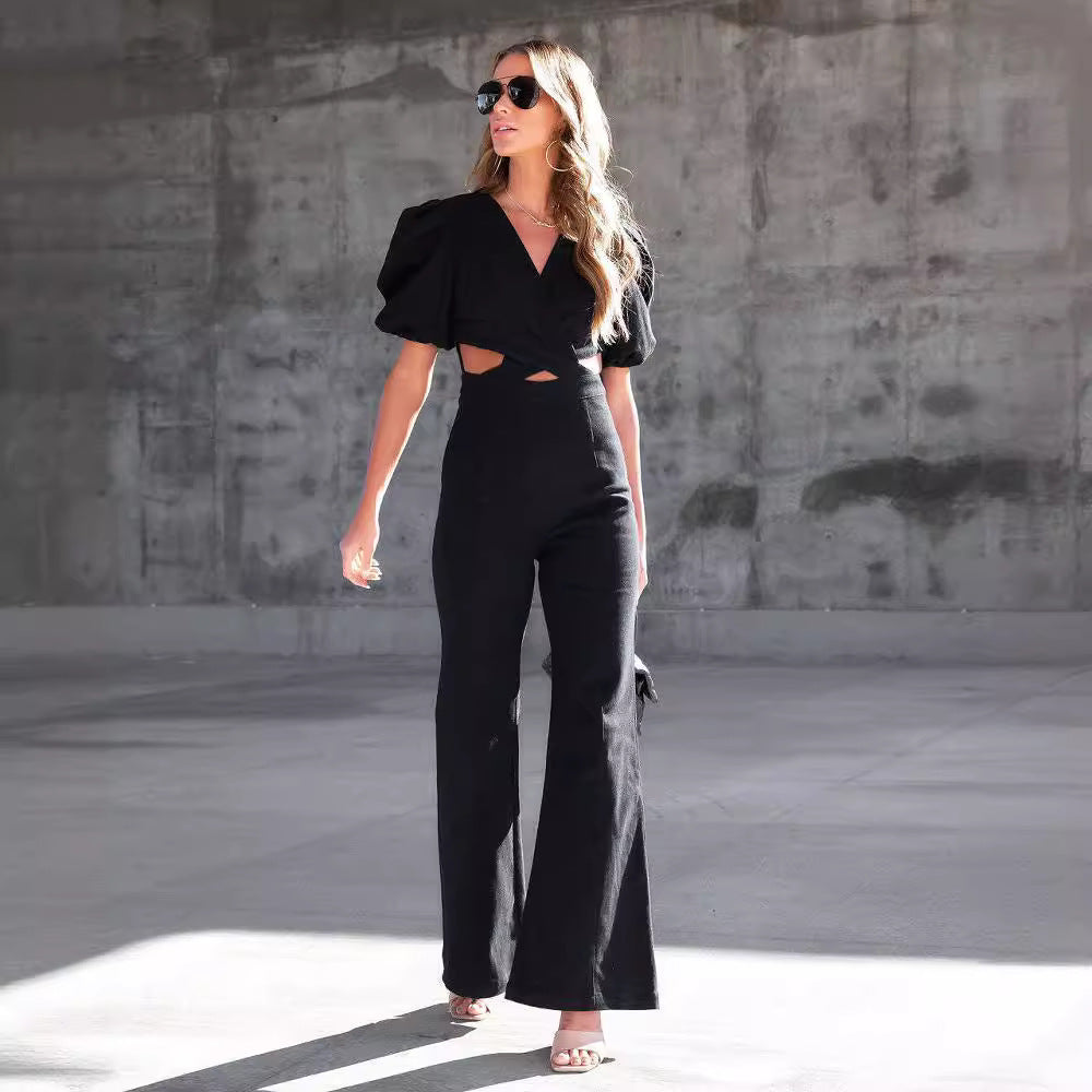 Women's Cowboy Siamese Wide Leg Trousers