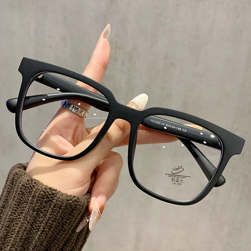 Korean Style Trendy Polygonal Glasses Frame Anti-blue Light