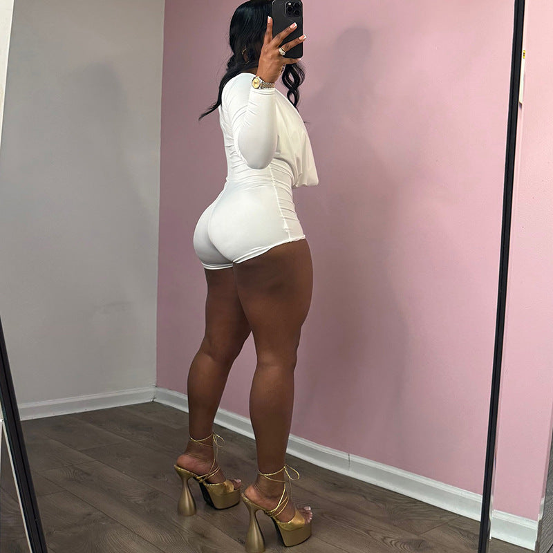 Spring And Summer New Personality Street Sexy Slim Fit Slimming Jumpsuit