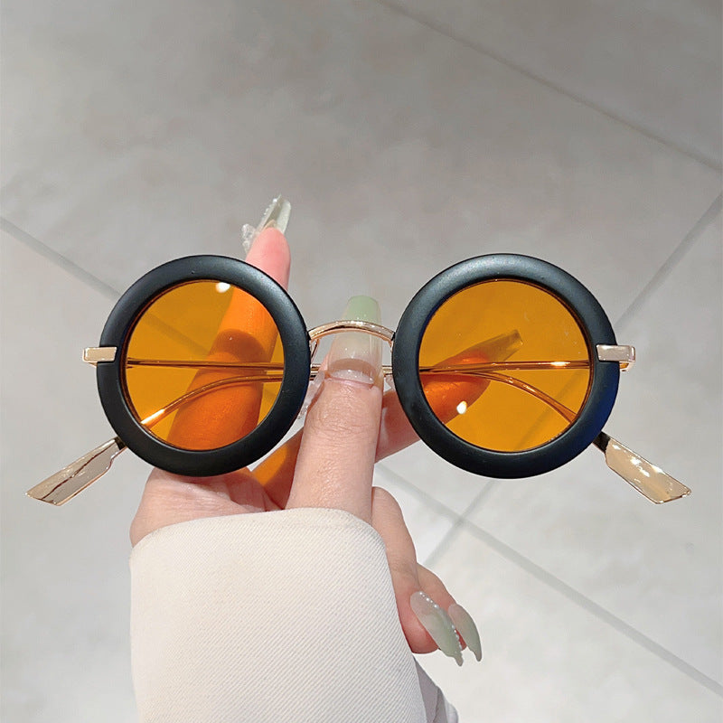 Small Frame Oval Fashion Sunglasses UV Protection