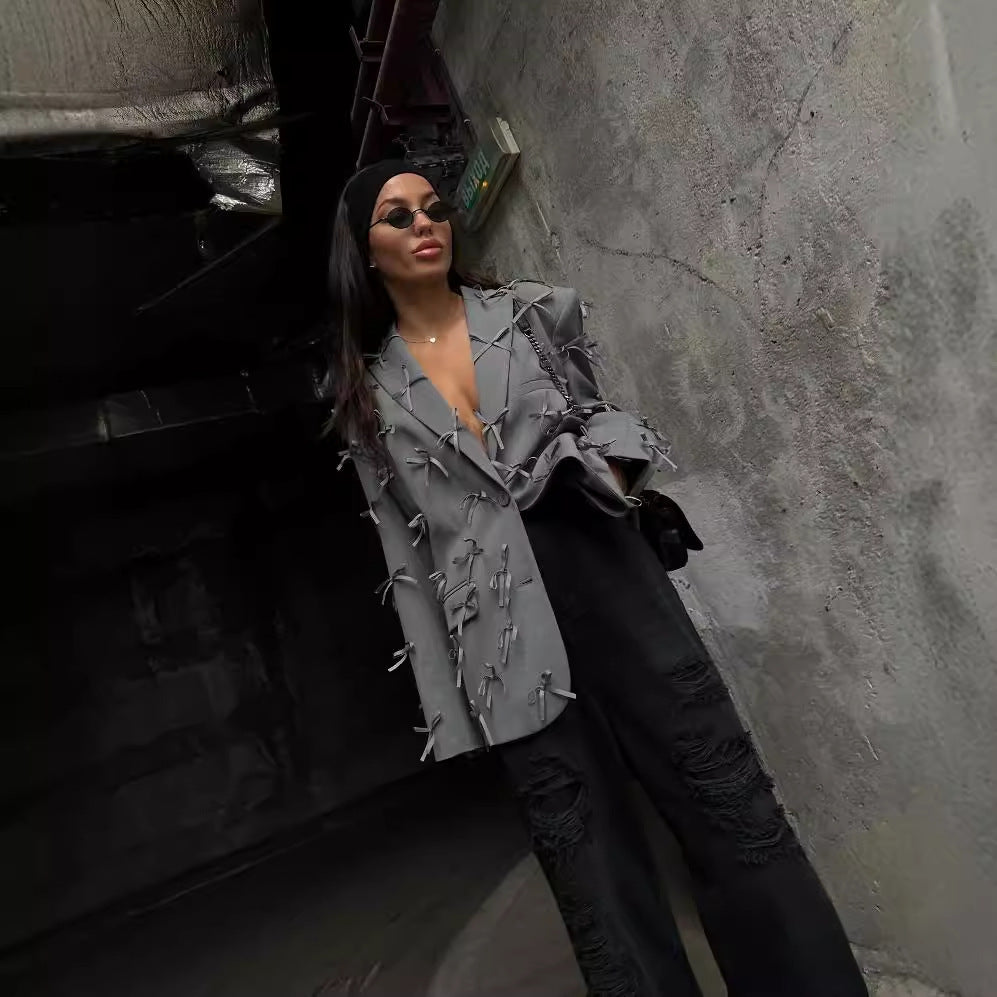 Women's Loose-fit Suit Jacket