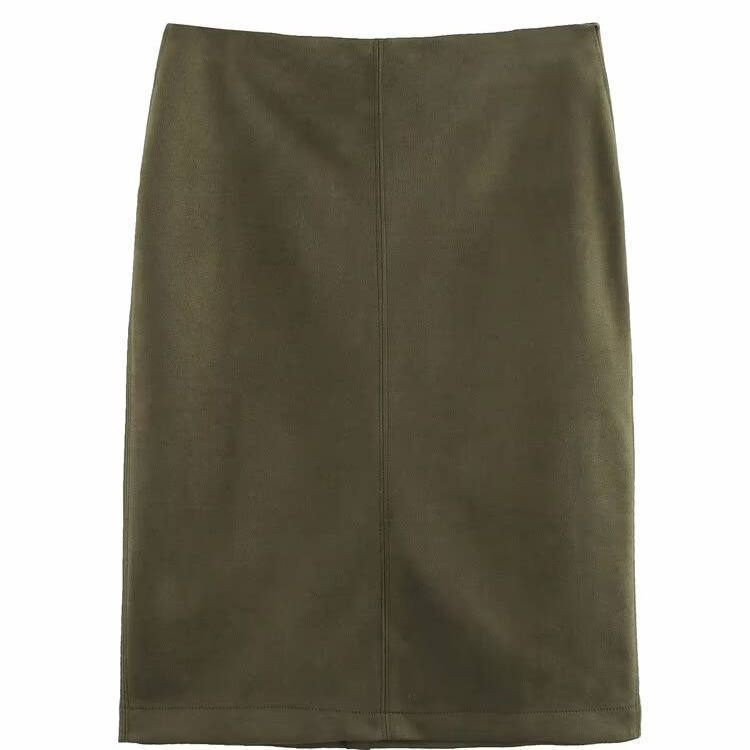 Women's European And American Style French Suede Texture Effect Coat