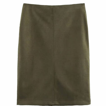 Women's European And American Style French Suede Texture Effect Coat