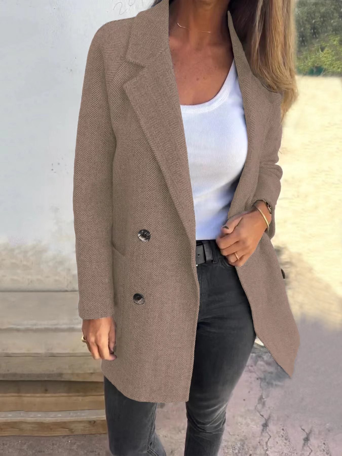 Street Hipster Padded Woolen Coat