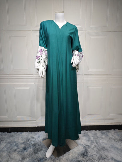 MQ136 Dubai Middle East Cardigan Robe Embroidery Embroidery