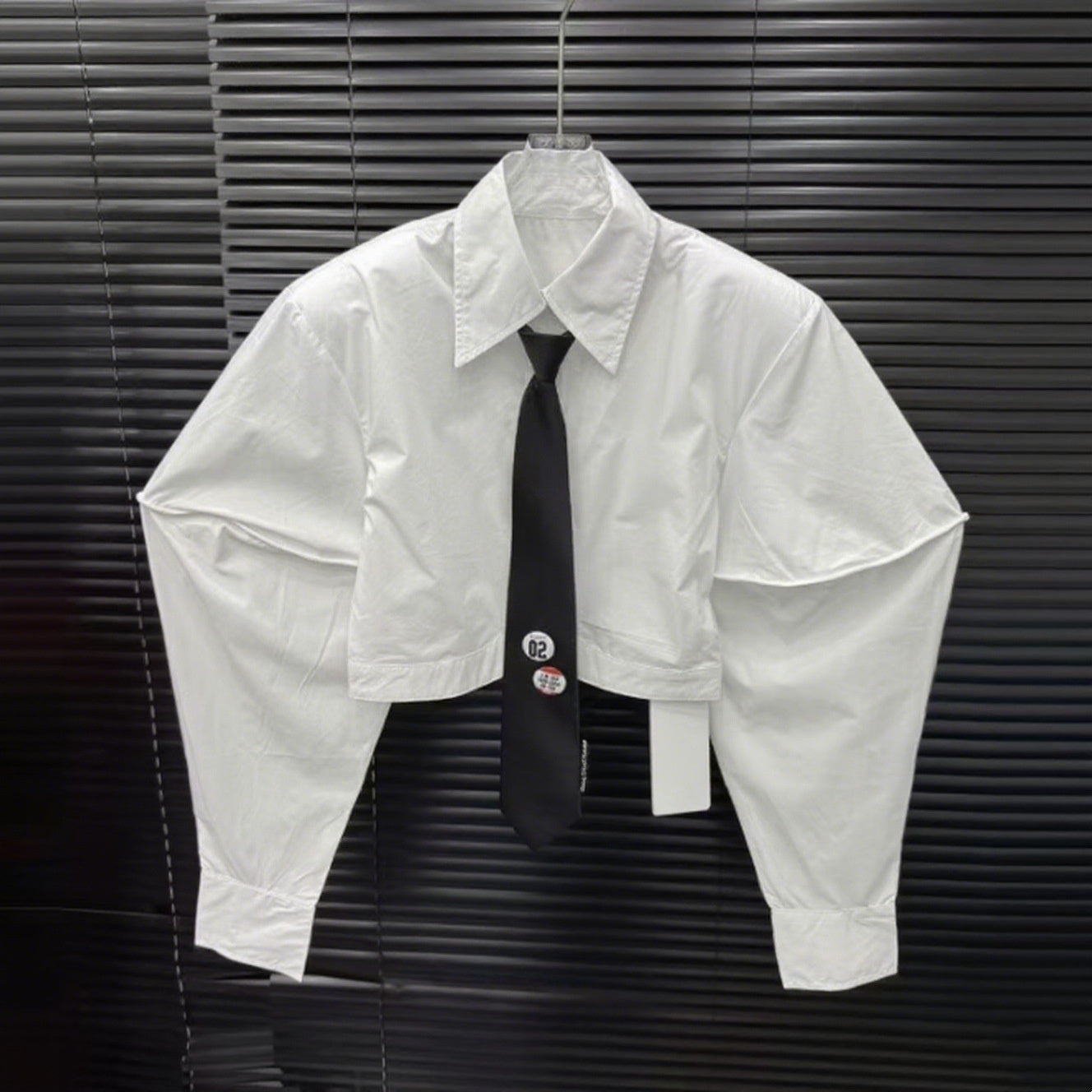 New Women's Clothing With Tie Short Shirt Fashion