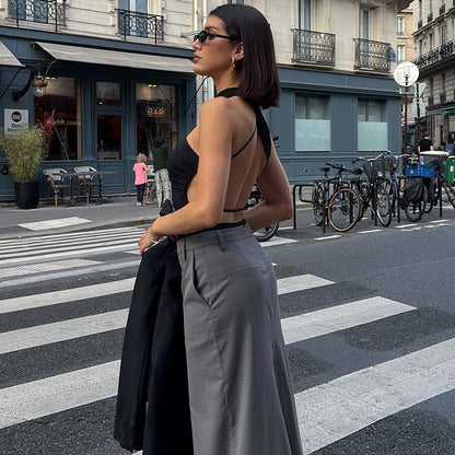 Fashion Personality Hot Girl Street Style Bottoming Slim Jumpsuit