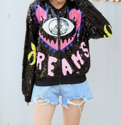 Colorful Sequined Jacket Costume