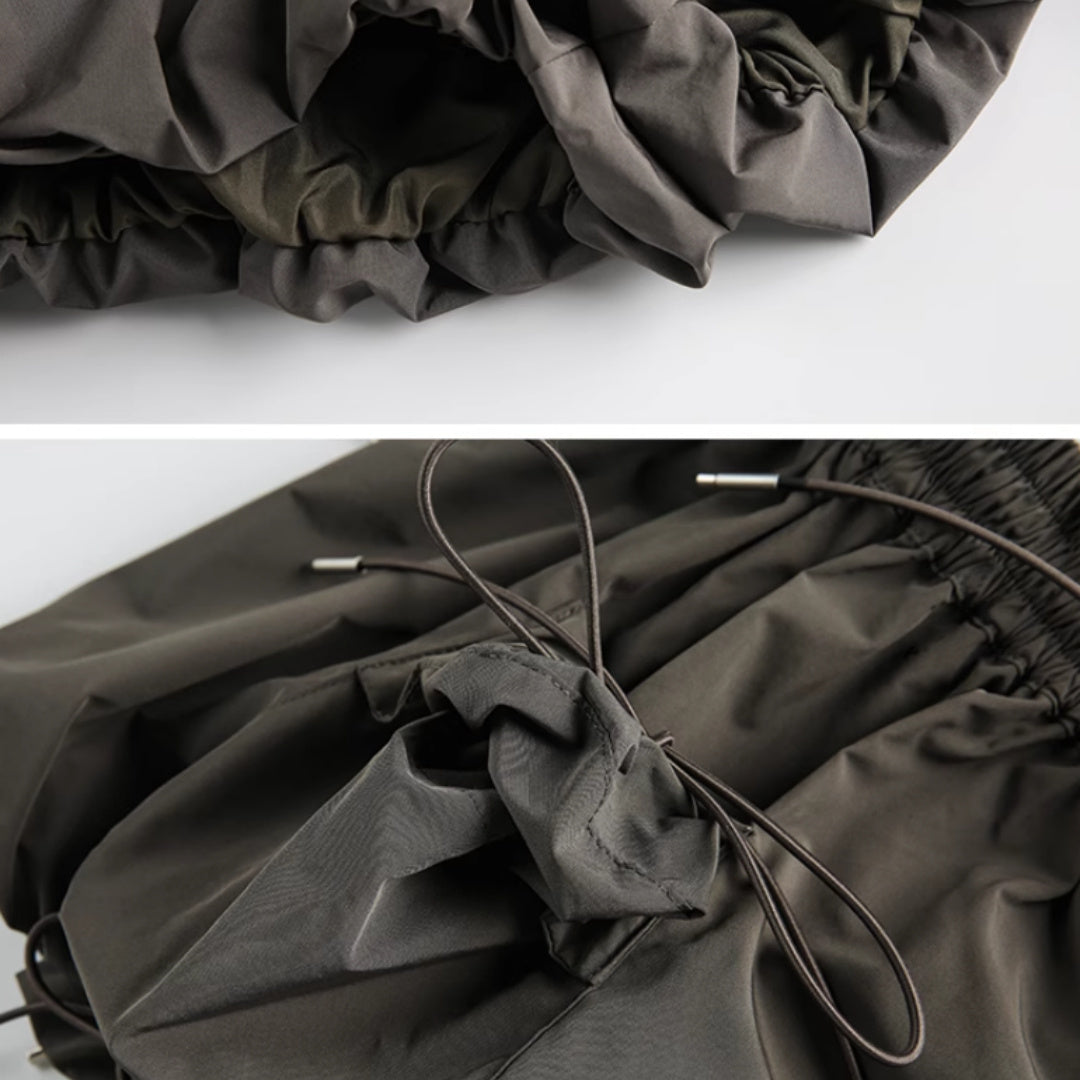 Lace Knot Elastic Design Shorts For Women