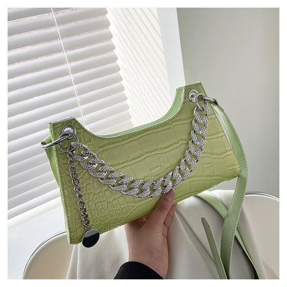 Gradient Color Underarm Temperament Wild Chain Bag
