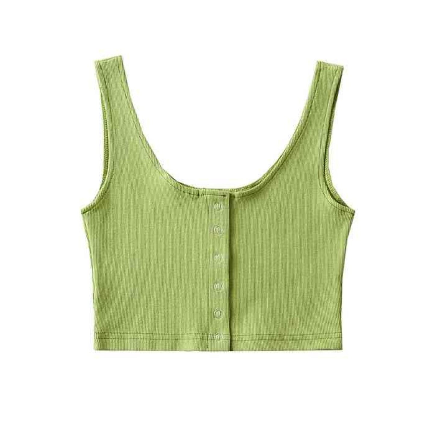 Threaded Elastic Vest Women's Top