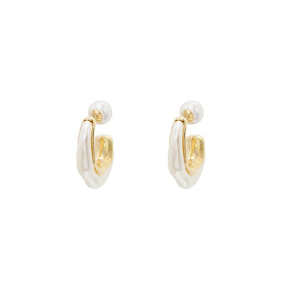 Fashion And Irregular Design Cold Wind And Simple Temperament Earrings