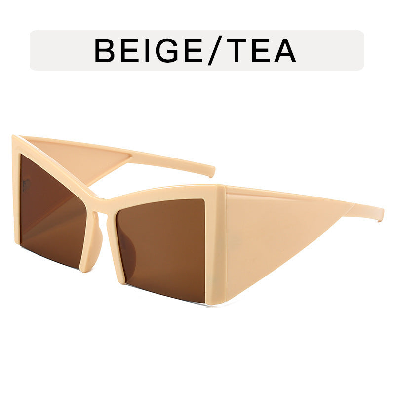 Y2g Special-shaped Half-frame Niche Sunglasses