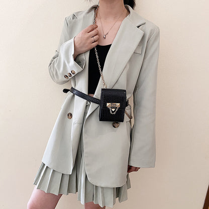 New Korean Style Stone Pattern Niche Design Messenger Bag