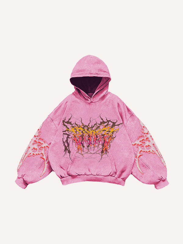 Fashion Casual Printed Polyester Sweater