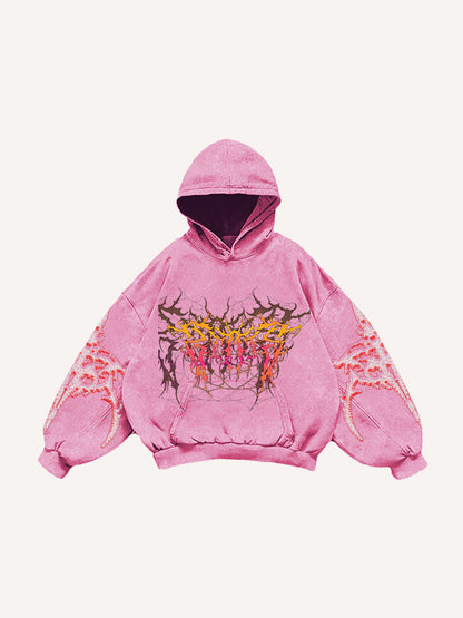 Fashion Casual Printed Polyester Sweater