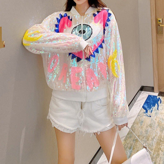 Colorful Sequined Jacket Costume