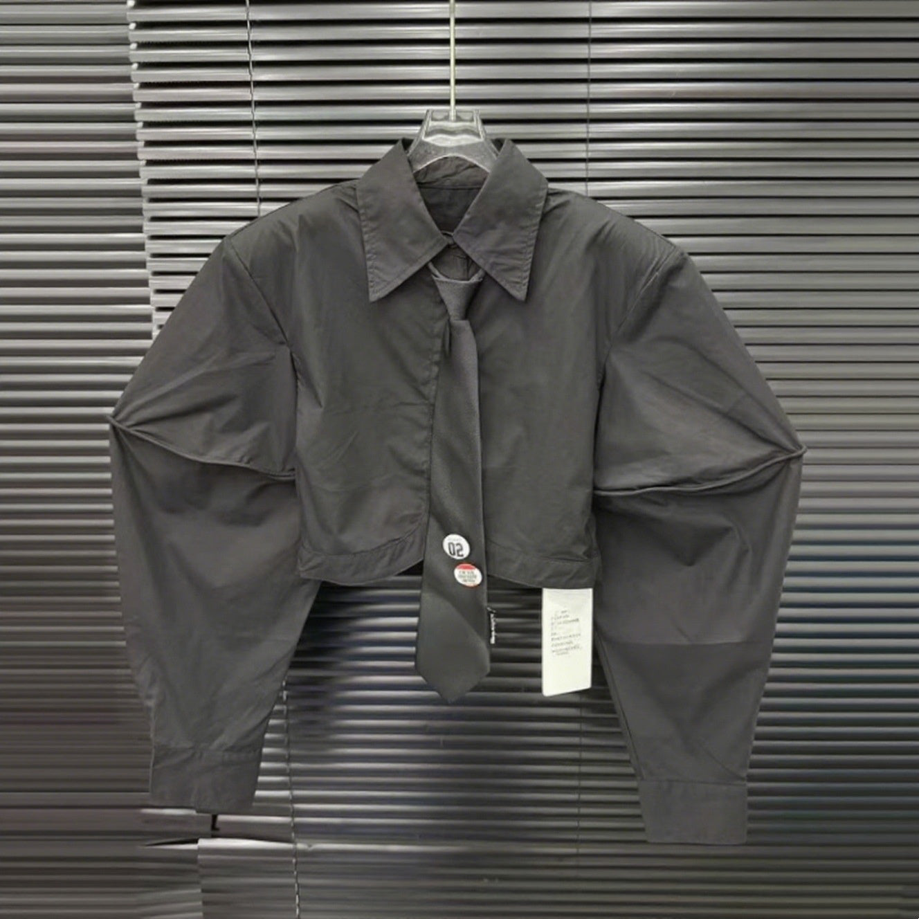 New Women's Clothing With Tie Short Shirt Fashion